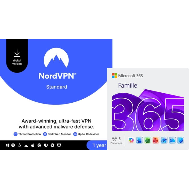 NordVPN | 10 Geräte | 1 Jahr + Microsoft 365 Family