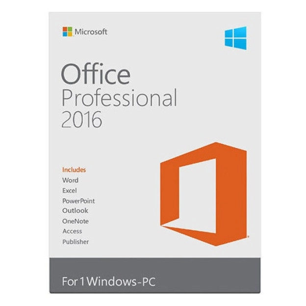 Microsoft Office 2016 Professional 1 PC