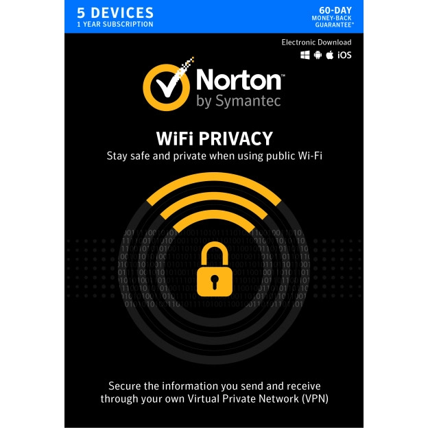 Norton WiFi Privacy 5 Devices 1 year