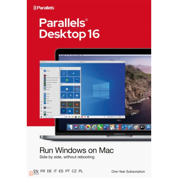 Parallels Desktop 16.5 | Eenmalige aanschaf | Thuisgebruik | 1 installatie