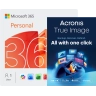 Microsoft 365 Personal + Acronis True Image Advanced | 50 GB Cloud | 1 PC | 1 Year