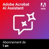 Assistant AI Adobe pour Acrobat | 12 mois | 1 appareil