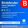 Bitdefender Total Security Individual 2026 | 5 Apparaten | 2 jaar