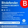 Bitdefender Ultimate Security Individual 2026 | 5 Apparaten | 1 Jaar
