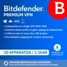 Bitdefender Premium VPN 2026 | 10 Apparaten | 1 jaar