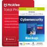 McAfee Total Protection 3 Apparaten | Met 250 GB Backup van Acronis