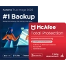 Acronis True Image Essentials | 1 PC | 1 Jaar + McAfee Total Protection | 5 PC | 1 Jaar