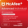 McAfee+ Advanced Individual | 1 Year | Unlimited Devices | Windows - Mac - iOS - Android - ChromeOS