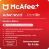 McAfee+ Advanced Family | 1 Jahr | Unbegrenzte Geräte | Für Familien