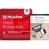 McAfee Total Protection 2026 | 10 appareils + Jottacloud Personal Unlimited | Stockage sécurisé illimité sur le cloud