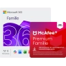 Microsoft 365 Famille  + McAfee+ Premium Family  | 1 An