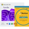 Microsoft 365 Family + Norton Security Deluxe | 3 Geräte | 1 Jahr