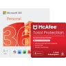 Microsoft 365 Personal + McAfee Protection | 3 Devices | 1 Year