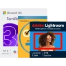 Microsoft 365 Family + Adobe Lightroom + Norton Security Deluxe | 1 Jahr