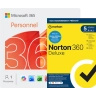 Microsoft 365 Personnel + Norton 360 Deluxe avec Norton Utilities | 5 Appareils | 1 An