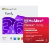 Microsoft 365 Family + McAfee+ Premium Family | 1 Year